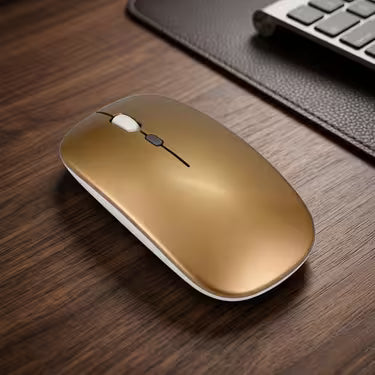 Mouse Óptico Ergonômico Recarregável Sem Fio com Bluetooth
