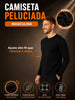 Kit 2 Camisetas Térmicas Masculinas Segunda Pele Manga Longa Gola Redonda