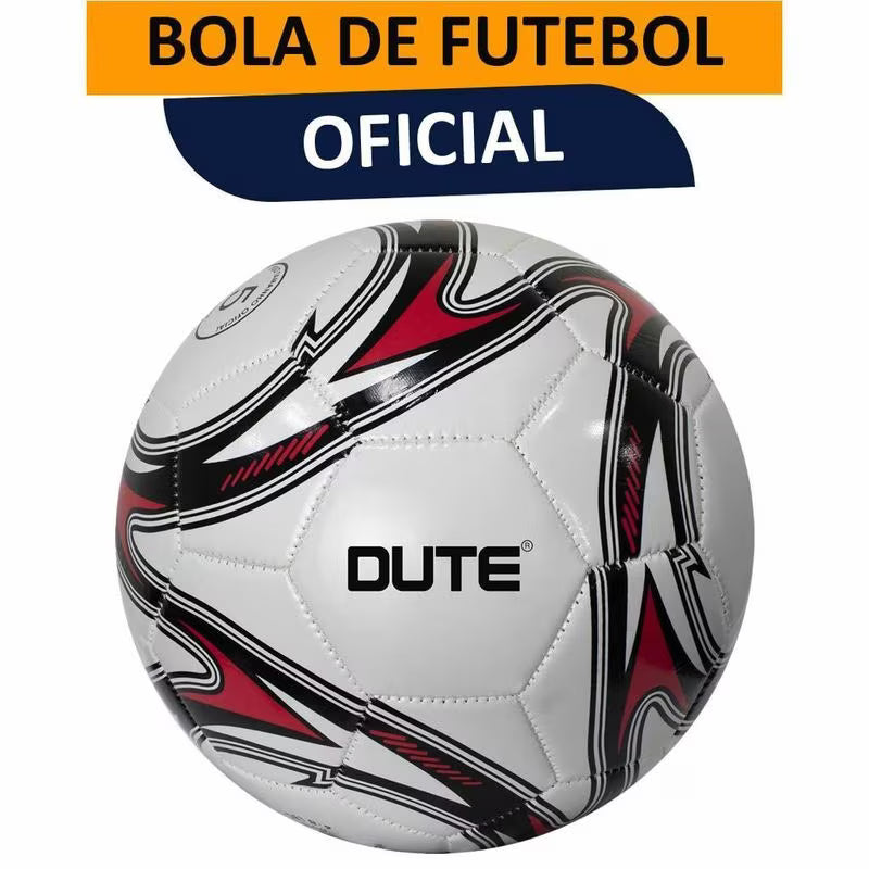 Bola De Futebol Tamanho Oficial 5 Costurada Couro Sintético Campo