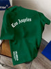 Camiseta Masculina Estampada Los Angeles Algodão Casual Confortável