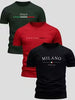 Kit 3 Camisetas Masculinas 100% Algodão Fio 30.1 Confortáveis Básicas