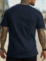 Camiseta Masculina Estampada Cristã Manga Curta Gola Redonda Casual