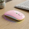 Mouse Óptico Ergonômico Recarregável Sem Fio com Bluetooth
