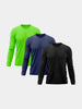 Kit 3 Camisetas Térmicas Masculinas Segunda Pele Manga Longa UV