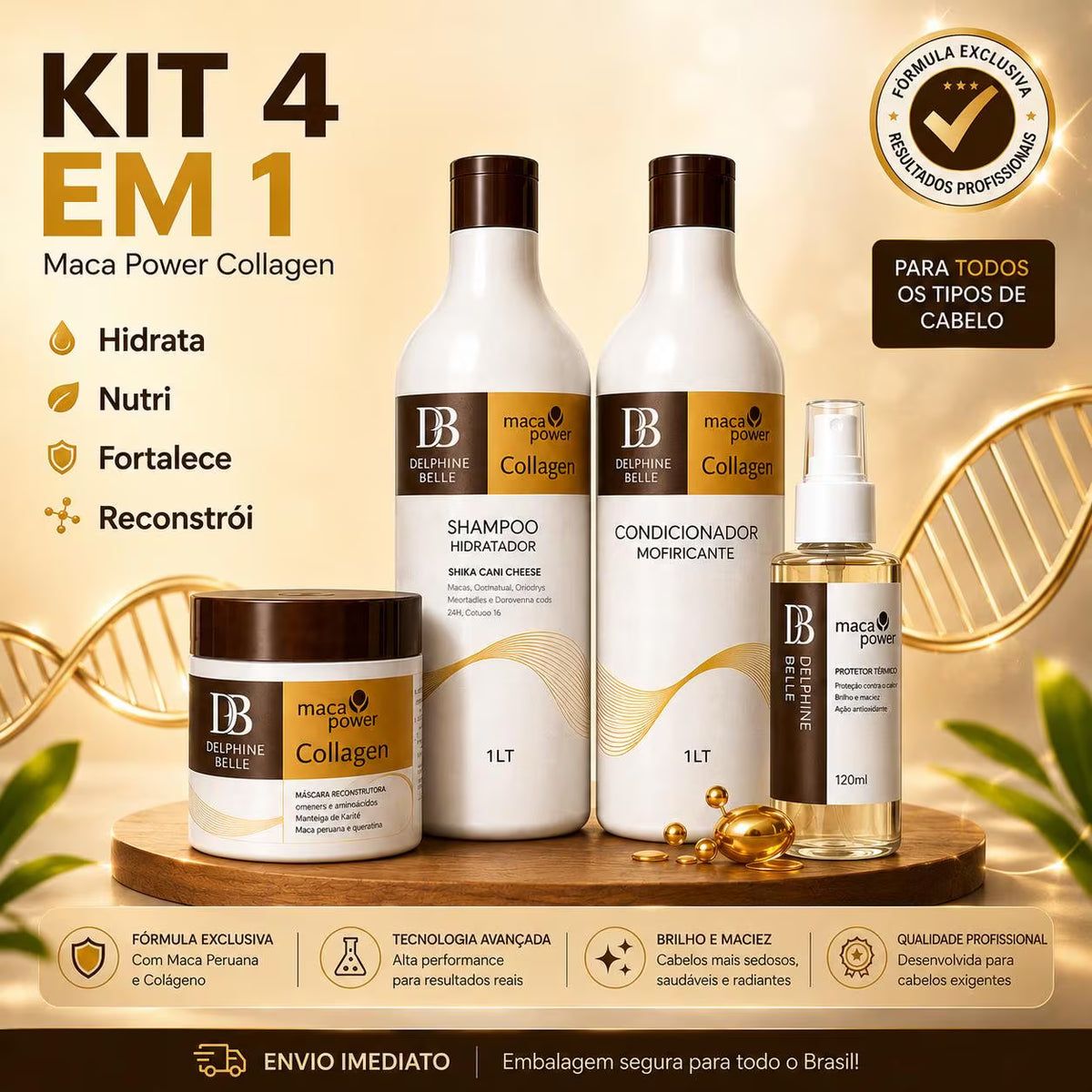 Kit De Limpeza 4 Em 1 Multiuso Prático Para Casa