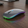 Mouse Óptico Ergonômico Recarregável Sem Fio com Bluetooth