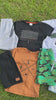 Kit 4 Peças 2 Conjuntos Infantis Masculinos Bebê Verão Camisetas Bermudas